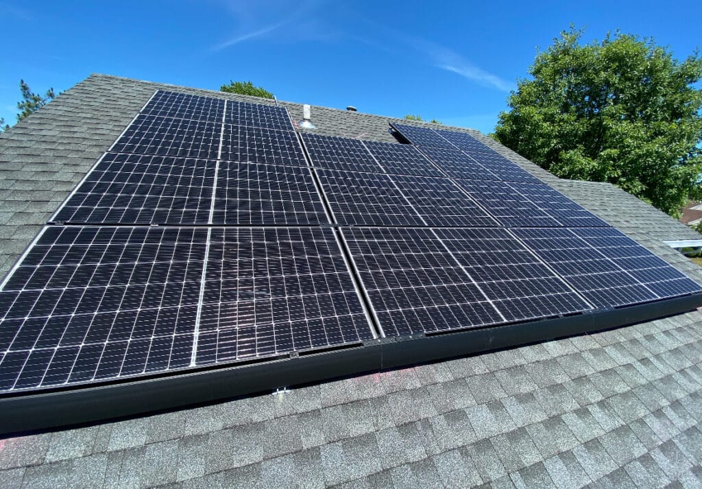 Solar Panels on roof